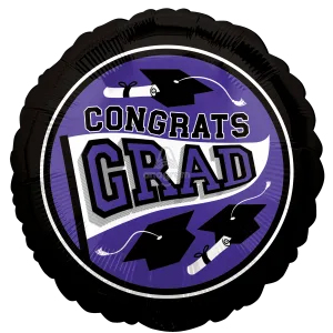 18" PURPLE SCHOOL COLORS BE TRUE TO YOUR SCHOOL HX