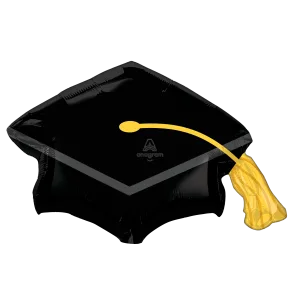 BLACK GRAD CAP SUPER SHAPE