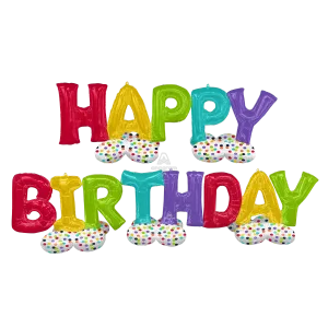 HAPPY BIRTHDAY AIRLOONZ DECOR KIT 