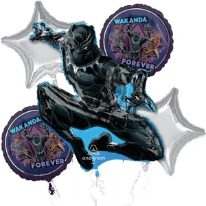 BLACK PANTHER BOUQUET OF BALLOONS
