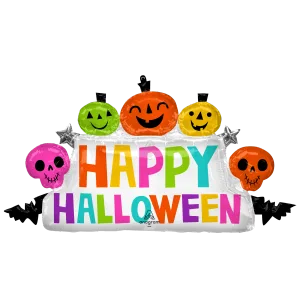 COLORFUL & CREEPY HALLOWEEN MARQUEE SUPER SHAPE