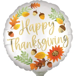 SATIN HAPPY THANKSGIVING MINI
