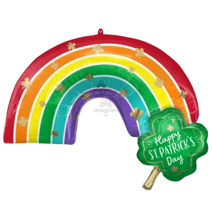 ST. PATRICK'S DAY RAINBOW SUPER SHAPE