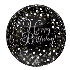 15" SPARKING BIRTHDAY ORBZ