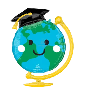 GRADUATION FUN GLOBE SUPER SHAPE