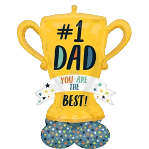 BEST DAD TROPHY AIRLOONZ LARGE