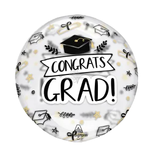 18" CLEARLY SKETCHED GRAD CLEARZ