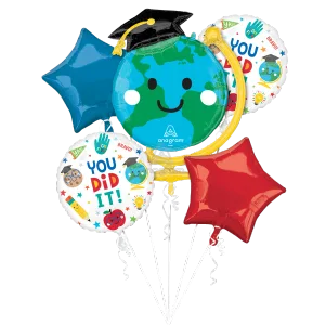 GRADUATION FUN BOUQUET OF BALLOONS