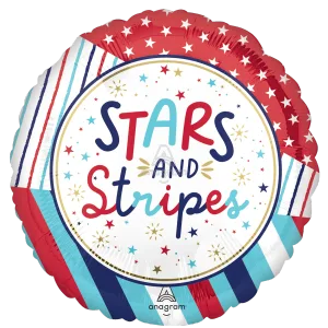 18" STARS AND STRIPES HX