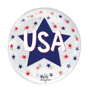 18" USA CLEAR STARS CLEARZ