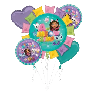 GABBY'S DOLLHOUSE BOUQUET OF BALLOONS