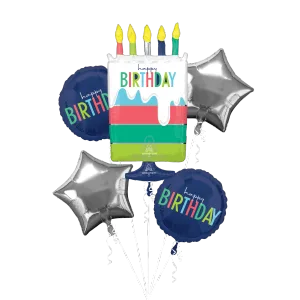 MODERN BIRTHDAY BOUQUET OF BALLOONS