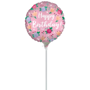 SATIN HAPPY BIRTHDAY PEONY MICRO