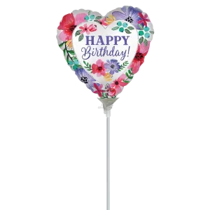 SATIN HAPPY BIRTHDAY FLORALS MINI