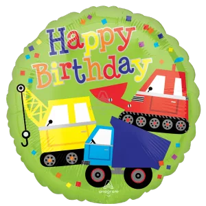 18" HAPPY BIRTHDAY TRUCKS HX