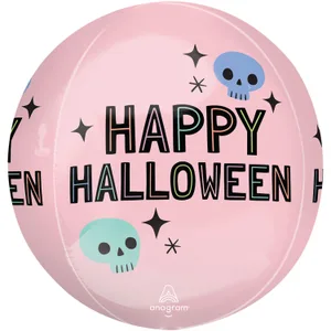 15" PASTEL HALLOWEEN SKULLS ORBZ