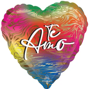 18" TE AMO ARCOIRIS HX
