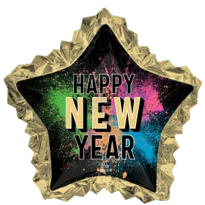 NEW YEAR GLOW STAR SUPER SHAPE
