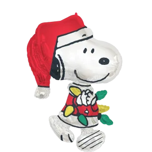 PEANUTS SANTA SNOOPY SUPER SHAPE