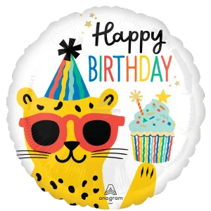 18" PARTY ANIMAL HAPPY BIRTHDAY HX