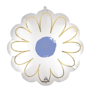 SATIN PURPLE DAISY SUPER SHAPE