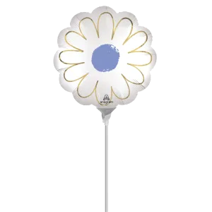 SATIN PURPLE DAISY MINI SHAPE