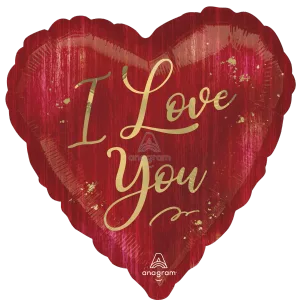 18" I LOVE YOU ROUGE HX