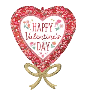 HAPPY VALENTINE'S DAY BOHO BOW SUPER SHAPE