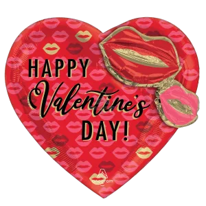 VALENTINE KISSY LIPS MULTI-BALLOON