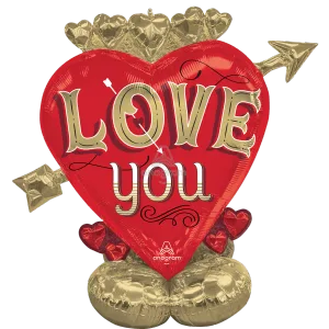 JUST MY TYPE HEART & ARROW AIRLOONZ LARGE