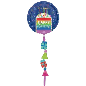 RAINBOW SLICE BIRTHDAY AIR WALKER