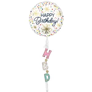 CONFETTI SPRINKLE BIRTHDAY AIR WALKER