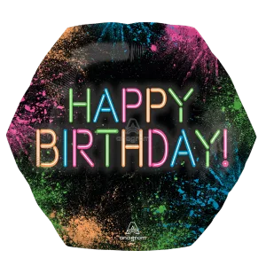 23" LET'S GLOW CRAZY BIRTHDAY