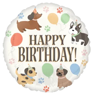 28" PAWSOME PARTY BIRTHDAY JUMBO HX