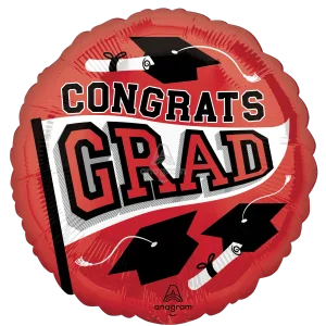 18" RED SCHOOL COLORS BE TRUE TO YOUR SCHOOL HX