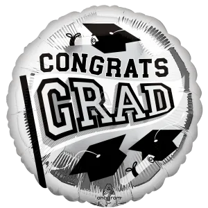 18" SILVER SCHOOL COLORS BE TRUE TO YOUR SCHOOL HX