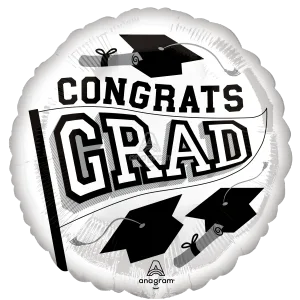 18" WHITE SCHOOL COLORS BE TRUE TO YOUR SCHOOL HX