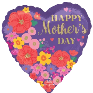 18" HAPPY MOTHER'S DAY SWEET FLORALS HX