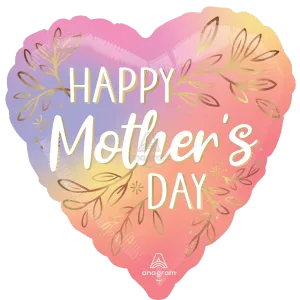 18" HAPPY MOTHER'S DAY BOTANICAL TRACES HX