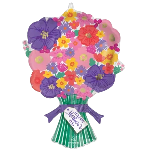 HAPPY MOTHER'S DAY SWEET FLORAL BOUQUET SUPER SHAPE