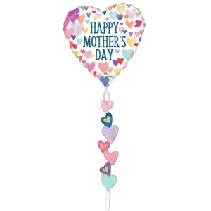 HAPPY MOTHER'S DAY SPRINKLED HEARTS AIR WALKER