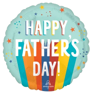 18" FATHER'S DAY PLAYFUL STRIPES HX