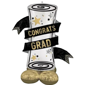 SATIN GRAD DIPLOMA AIRLOONZ LARGE