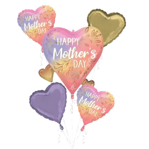 HAPPY MOTHER'S DAY BOTANICAL TRACES BOUQUET OF BALLOONS