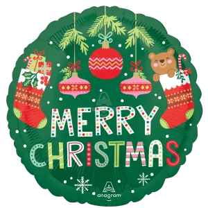18" BEARY CHRISTMAS HX