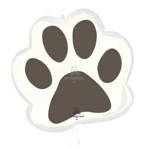 22" PAWSOME PARTY PAW PRINT SUPER SHAPE