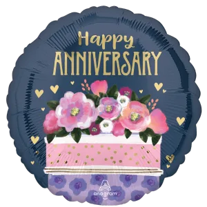 18" ANNIVERSARY CAKE HX