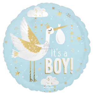 SATIN SPECIAL DELIVERY BABY BOY