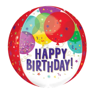 16" BIRTHDAY BALLOONS ORBZ