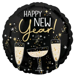 18" BUBBLY NEW YEAR HX